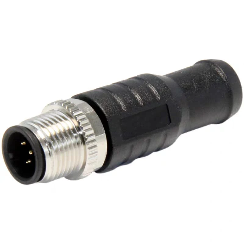 Industrial M12 termination resistor connector