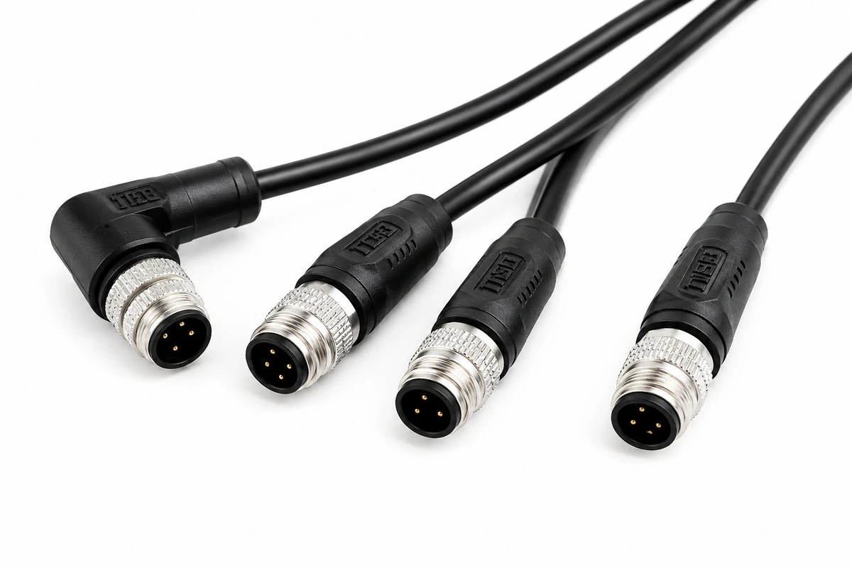 TISB M12 industrial cable assemblies
